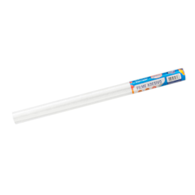 Papel Adesivo Transparente Bobina 80mic 45cmx1,5 metros