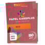 Papel Card Plus 110g 66x96cm Red Marpax 5fls
