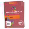 Papel Card Plus 110g 66x96cm Red Marpax 5fls