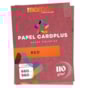 Papel Card Plus 110g 66x96cm Red Marpax 5fls