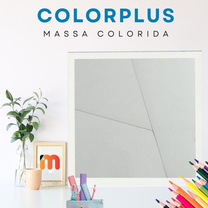 Papel Color Plus 120g 305x305mm Cinza Claro Roma Marpax 50fls