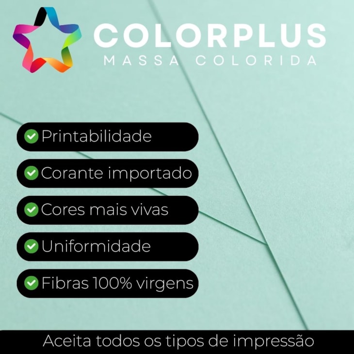 Papel Color Plus 120g 66X96cm Mirtilo Cazaquistão com 5fls