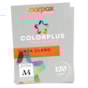 Papel Color Plus 120g A4 210x297mm Cinza Claro Roma Marpax 50fls