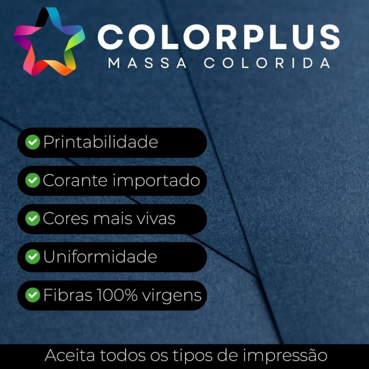 Papel Color Plus 180g 66x96cm Metalizado Marajo Marpax 5fls