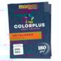Papel Color Plus 180g 66x96cm Metalizado Marajo Marpax 5fls