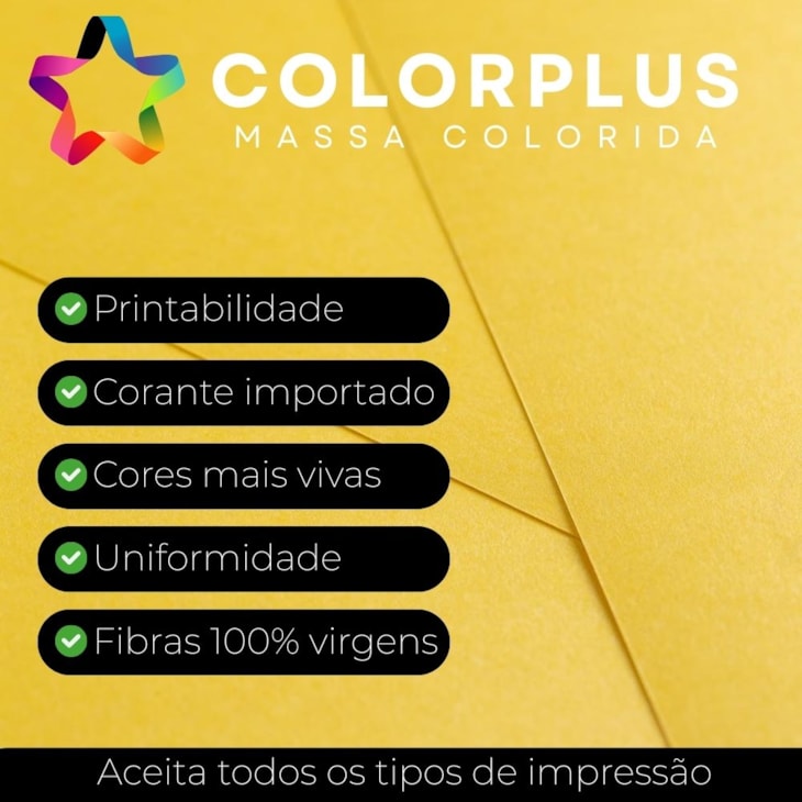 Papel Color Plus 180g 66x96cm Metalizado Noronha Marpax 5fls