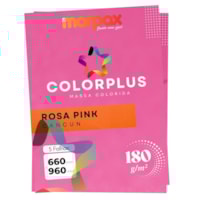 Papel Color Plus 180g 66x96cm Rosa Pink Cancun Marpax 5fls