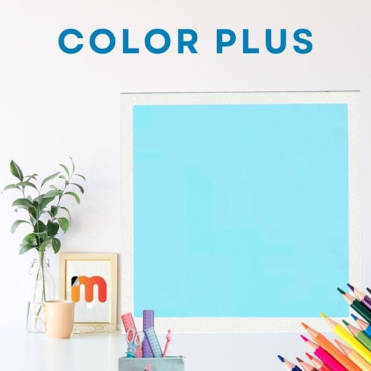Papel Color Plus 180g A4 210x297mm Azul Claro Marpax 50un