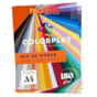 Papel Color Plus 180g A4 210x297mm Mix de Cores Marpax 50fls