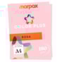 Papel Color Plus 180g A4 210x297mm Rosa Marpax 50un
