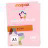 Papel Color Plus 180g A4 210x297mm Rosa Marpax 50un
