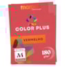 Papel Color Plus 180g A4 210x297mm Vermelho Marpax 50un