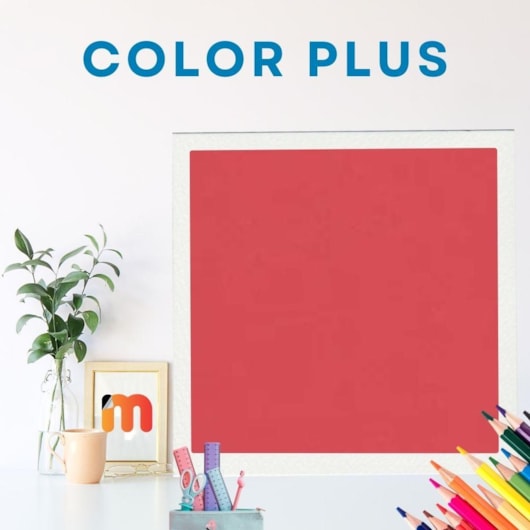 Papel Color Plus 180g A4 210x297mm Vermelho Marpax 50un