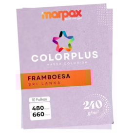 Papel Color Plus 240g 480X660mm Framboesa Sri Lanka  10fls