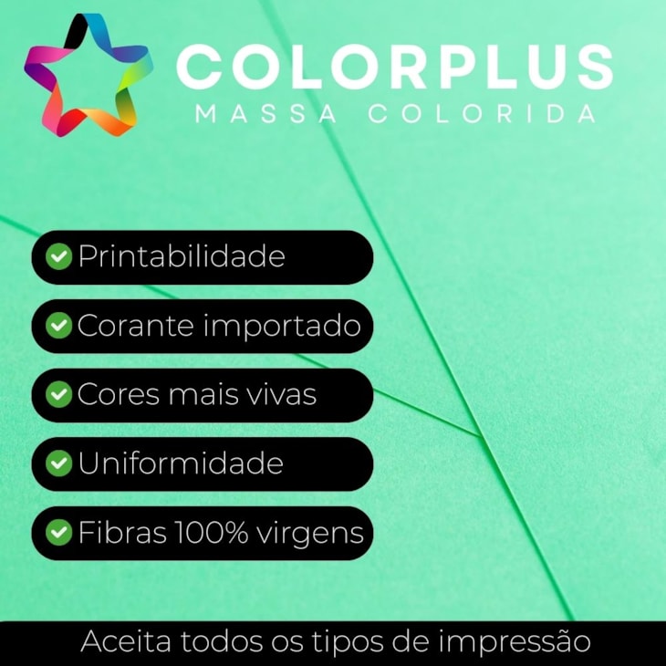 Papel Color Plus 240g 480x660mm Limão Veneza Marpax 10fls