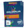Papel Color Plus 240g 66x96cm Azul Porto Seguro Marpax 5fls