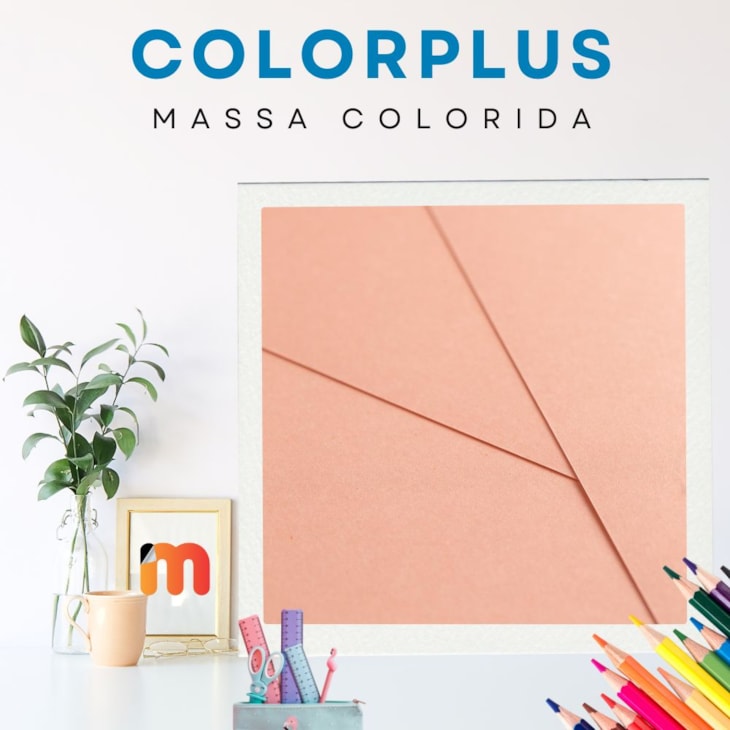 Papel Color Plus 240g A4 Laranja Costa Do Marfim com 25fls