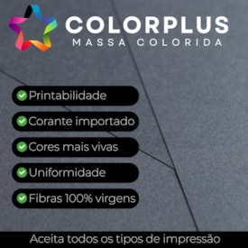 Papel Color Plus 80g 305X305mm Cinza Chumbo Dubai 50fls