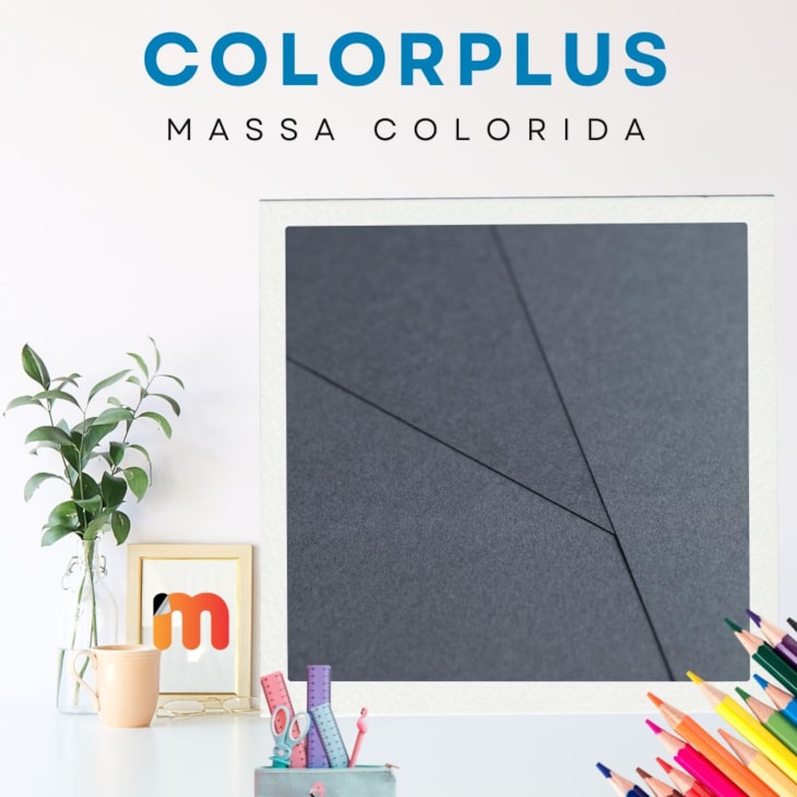 Papel Color Plus 80g 305X305mm Cinza Chumbo Dubai  50fls