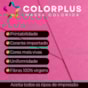 Papel Color Plus 80g 305x305mm Rosa Pink Cancun Marpax 50fls
