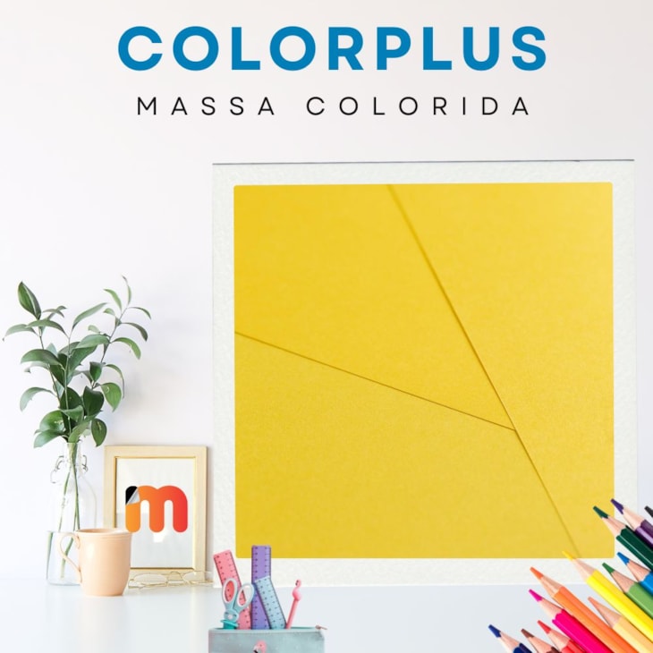Papel Color Plus 80g 66X96cm Amarelo Rio de Janeiro  5fls