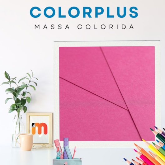 Papel Color Plus 80g 66x96cm Rosa Pink Cancun Marpax 5fls