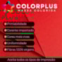 Papel Color Plus 80g 66x96cm Vermelho Tóquio Marpax 5fls