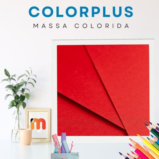 Papel Color Plus 80g 66x96cm Vermelho Tóquio Marpax 5fls