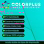 Papel Color Plus 80g A4 210x297mm Verde Tiffany Aruba Marpax 50fls