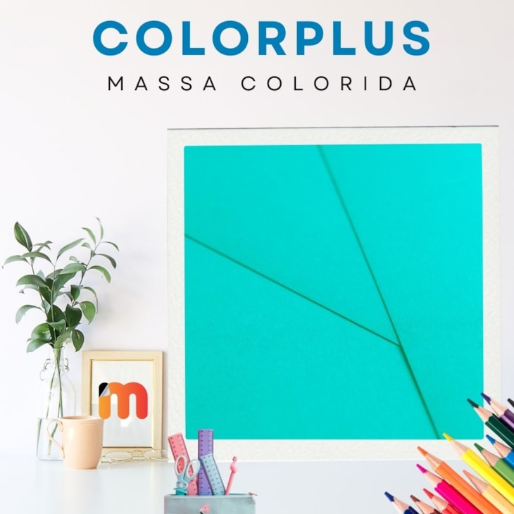 Papel Color Plus 80g A4 210x297mm Verde Tiffany Aruba Marpax 50fls