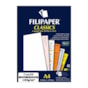 Papel Couchê Branco A4 210x297mm 120g/m² Filipaper 30fls