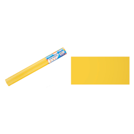 Papel de Parede Amarelo Adesivo 80mic 45cmx10 metros