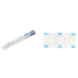 Papel de Parede Flores Azul Adesivo 80mic 45cmx10 metros