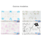 Papel de Parede Flores Azul Adesivo 80mic 45cmx10 metros
