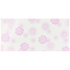 Papel de Parede Flores Lilás Adesivo 80Mic 45cmx10 Metros