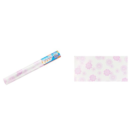 Papel de Parede Flores Lilás Adesivo 80mic 45cmx10 metros