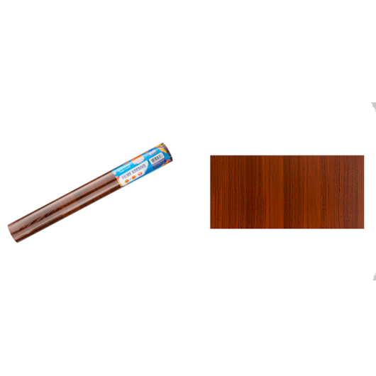 Papel de Parede Madeira Tabaco Adesivo 80mic 45cmx10 metros