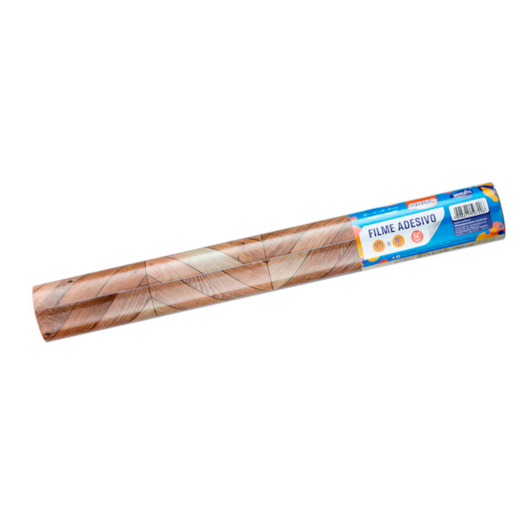 Papel de Parede Madeira Zig Zag Adesivo 80mic 45cmx10 metros