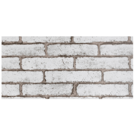 Papel de Parede Tijolo Gelo Adesivo 80mic 45cmx10 metros