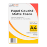 Papel Fotográfico Couchê Matte Fosco A4 200g Marpax 20Fls
