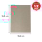 Papel Holler para cartonagem 1,2mm 18,5x18,5cm Marpax 10un