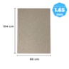 Papel Holler para cartonagem 1,65mm 86x104cm Marpax 01un