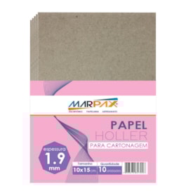 Papel Holler para Cartonagem 1,9mm 10x15cm Marpax com 10un
