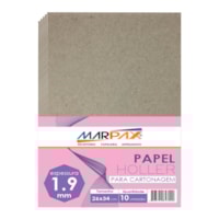 Papel Holler para Cartonagem 1,9mm 26x34cm Marpax com 10un