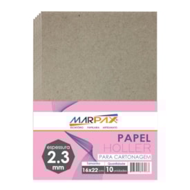 Papel Holler para Cartonagem 2,3mm 16x22cm Marpax com 10un
