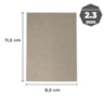 Papel Holler para cartonagem 2,3mm 8,5x11,5cm Marpax 10un