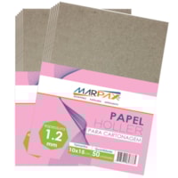 Papel Holler para Cartonagem Marpax 1,2mm 10X15cm com 50un