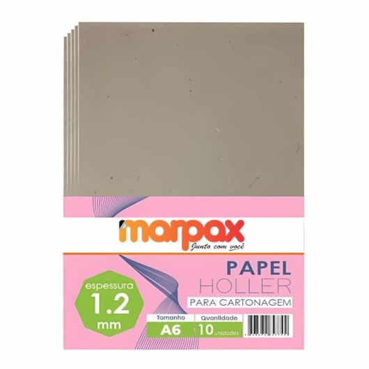 Papel Holler para cartonagem Marpax 1,2mm A6 10un