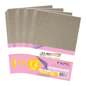 Papel Holler para cartonagem Marpax 1,5mm 14x20,5cm 100un