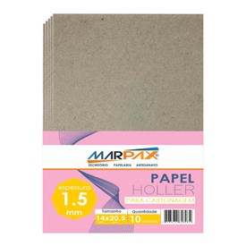 Papel Holler para cartonagem Marpax 1,5mm 14x20,5cm 10un